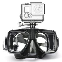 Potápačské okuliare pre akčné kamery - Čierne