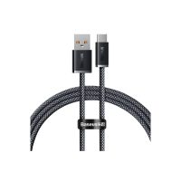 Baseus napájací kábel USB-A na USB-C 100W - 1 meter, sivý