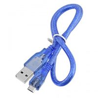 Micro USB kábel 2.0A, 50 cm - Modrý