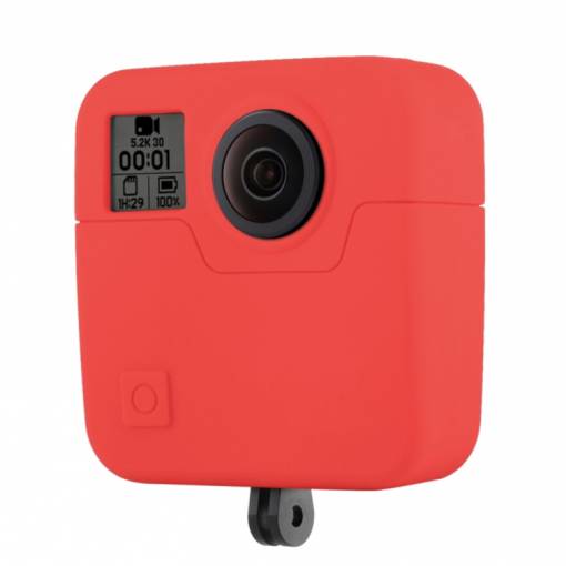 Foto - Silikónový kryt pre GoPro Fusion - Červený