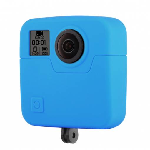 Foto - Silikónový kryt pre GoPro Fusion - Modrý